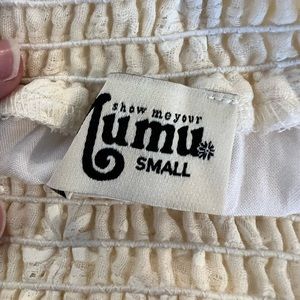 Show me your MUMU cream floral dress